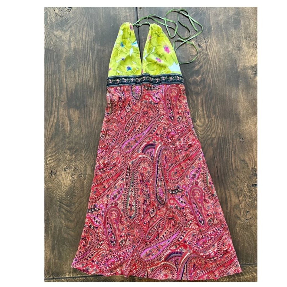 Kablan Silk Halter Dress